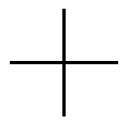 Option de réticule croix noire sur la caméra ShotKam dans l'application mobile ShotKam.