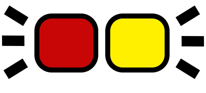 LED rosso e giallo lampeggiante durante la ricarica